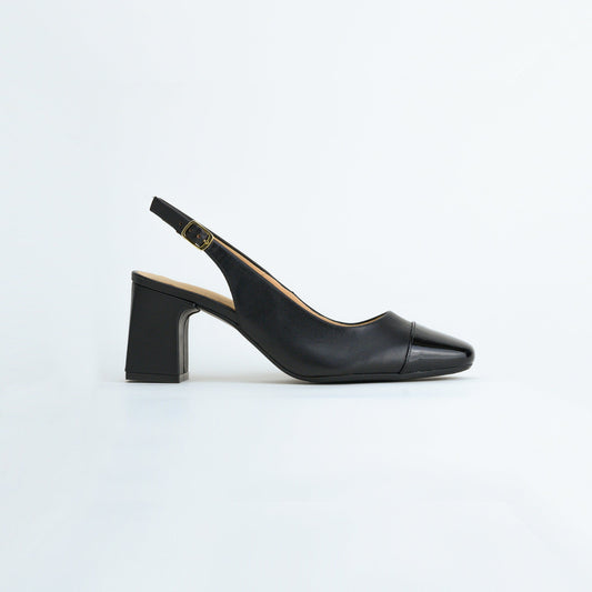 20407 Patent Black Leather