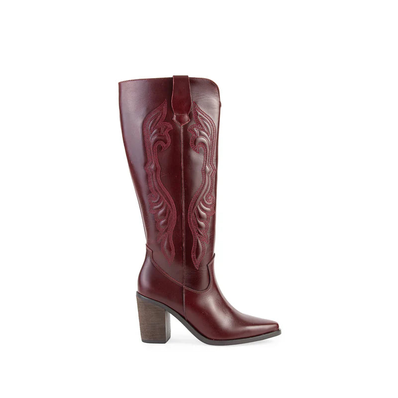 Grecia Leather Red Berry