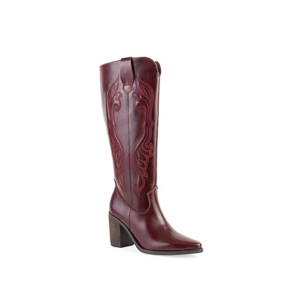 Grecia Leather Red Berry