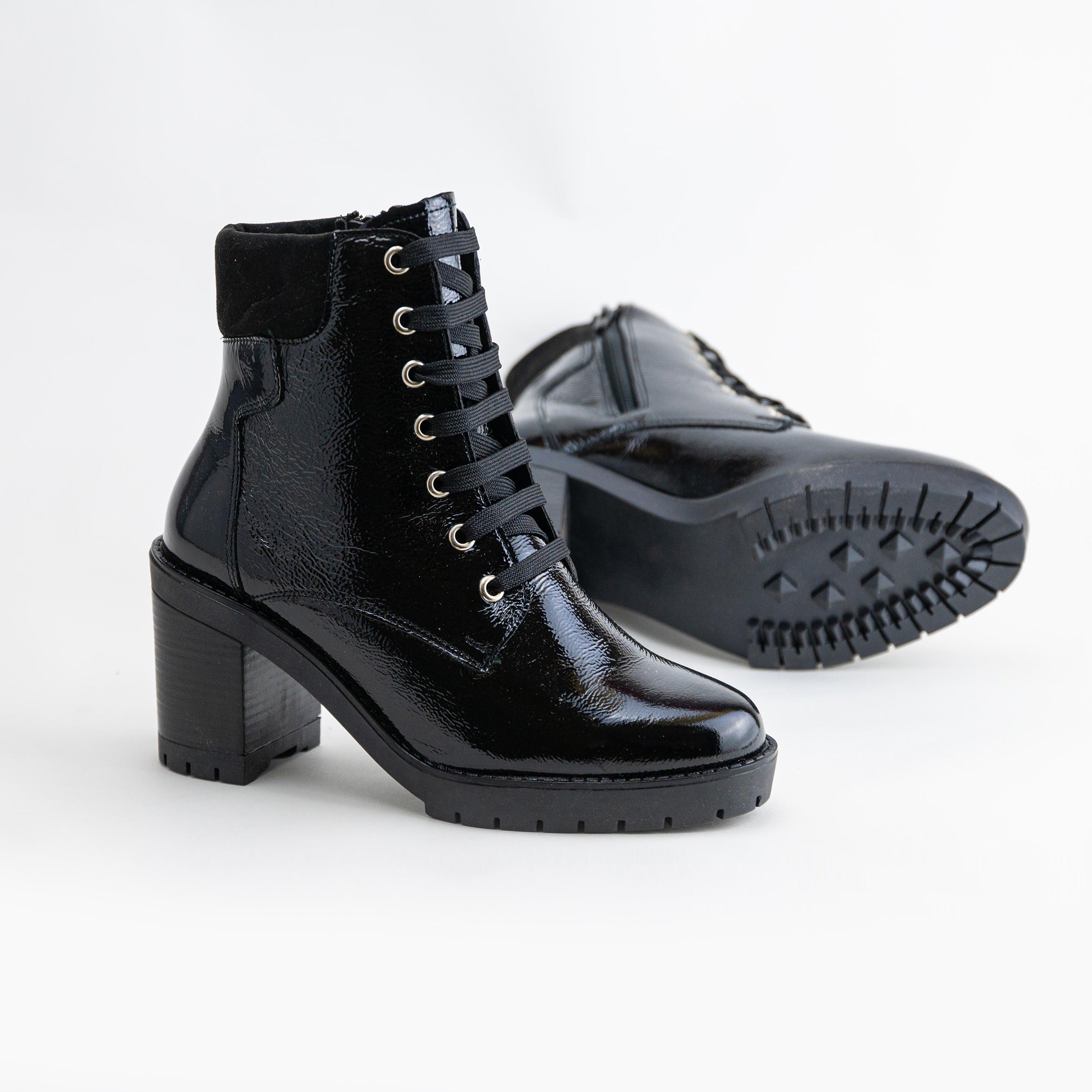 7502 Viena Black Leather Secondary image