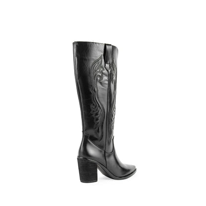 Grecia Leather Black