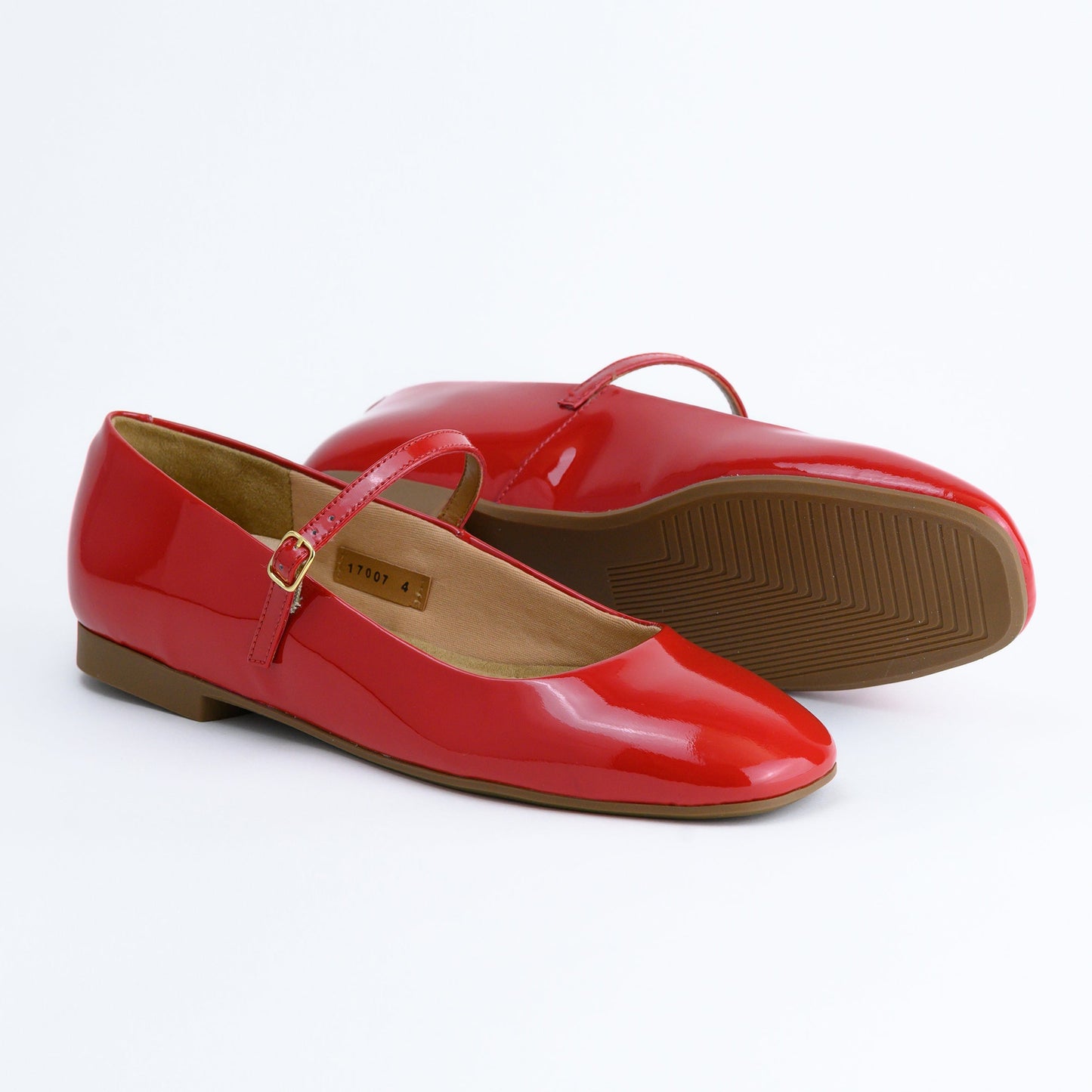 17007 Cherry Patent Leather