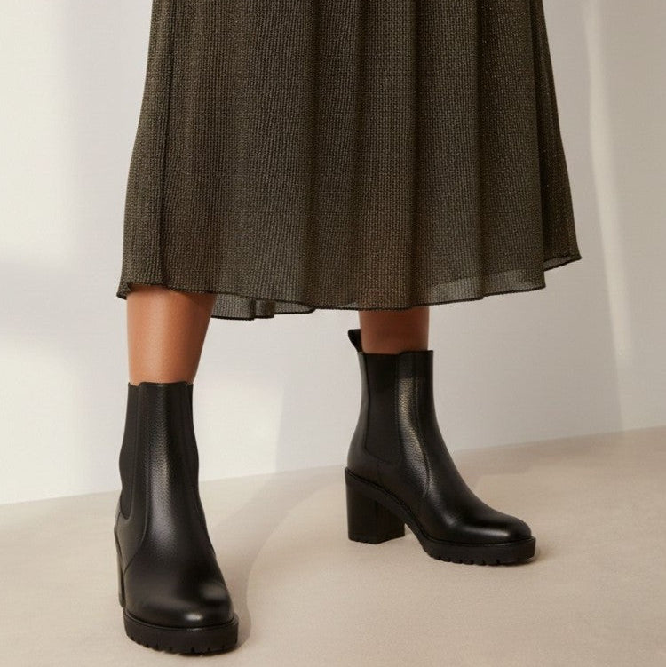Pera Leather Chelsea Bootie Secondary image