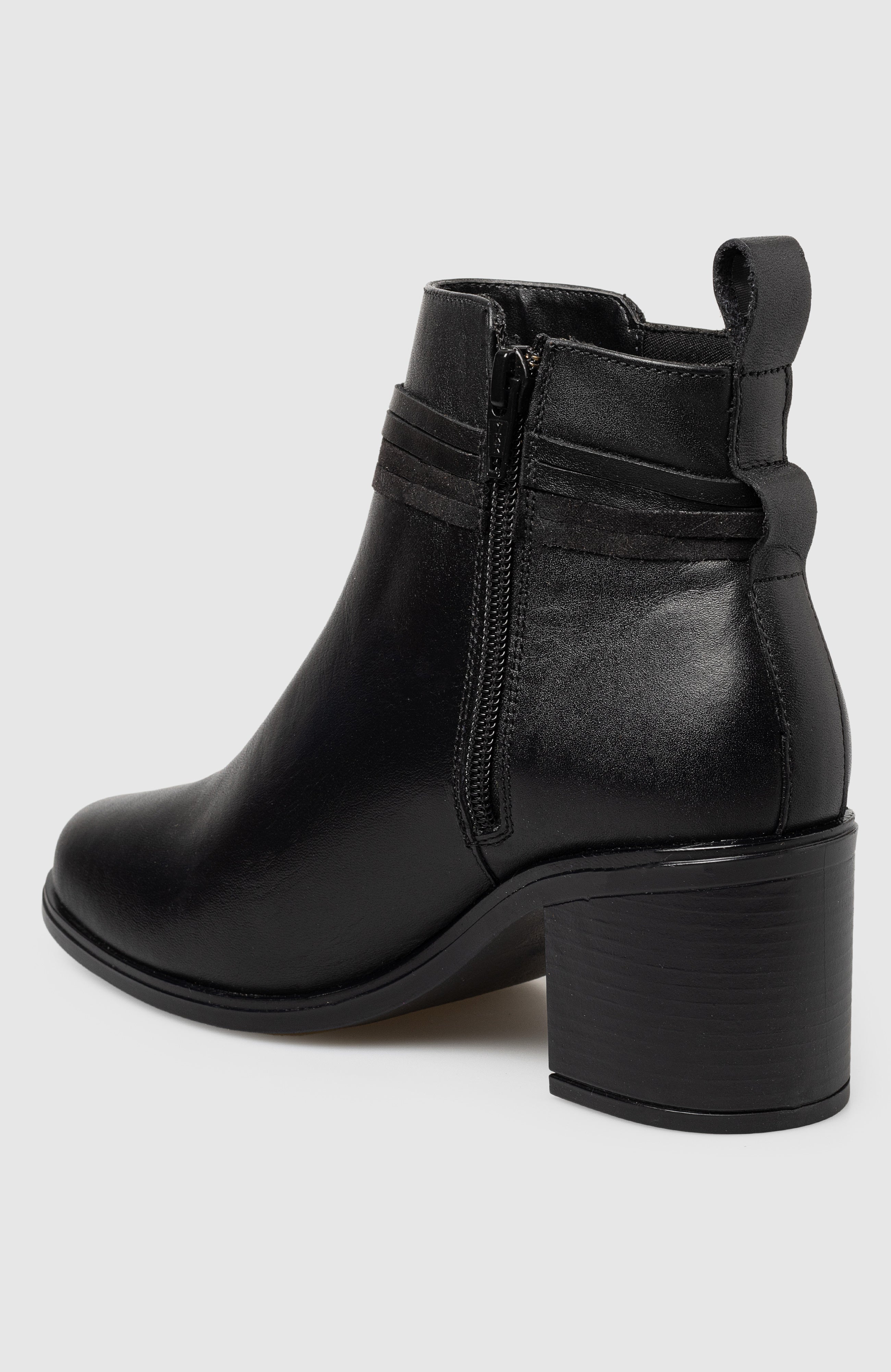Alek Block Heel Side Up Bootie
