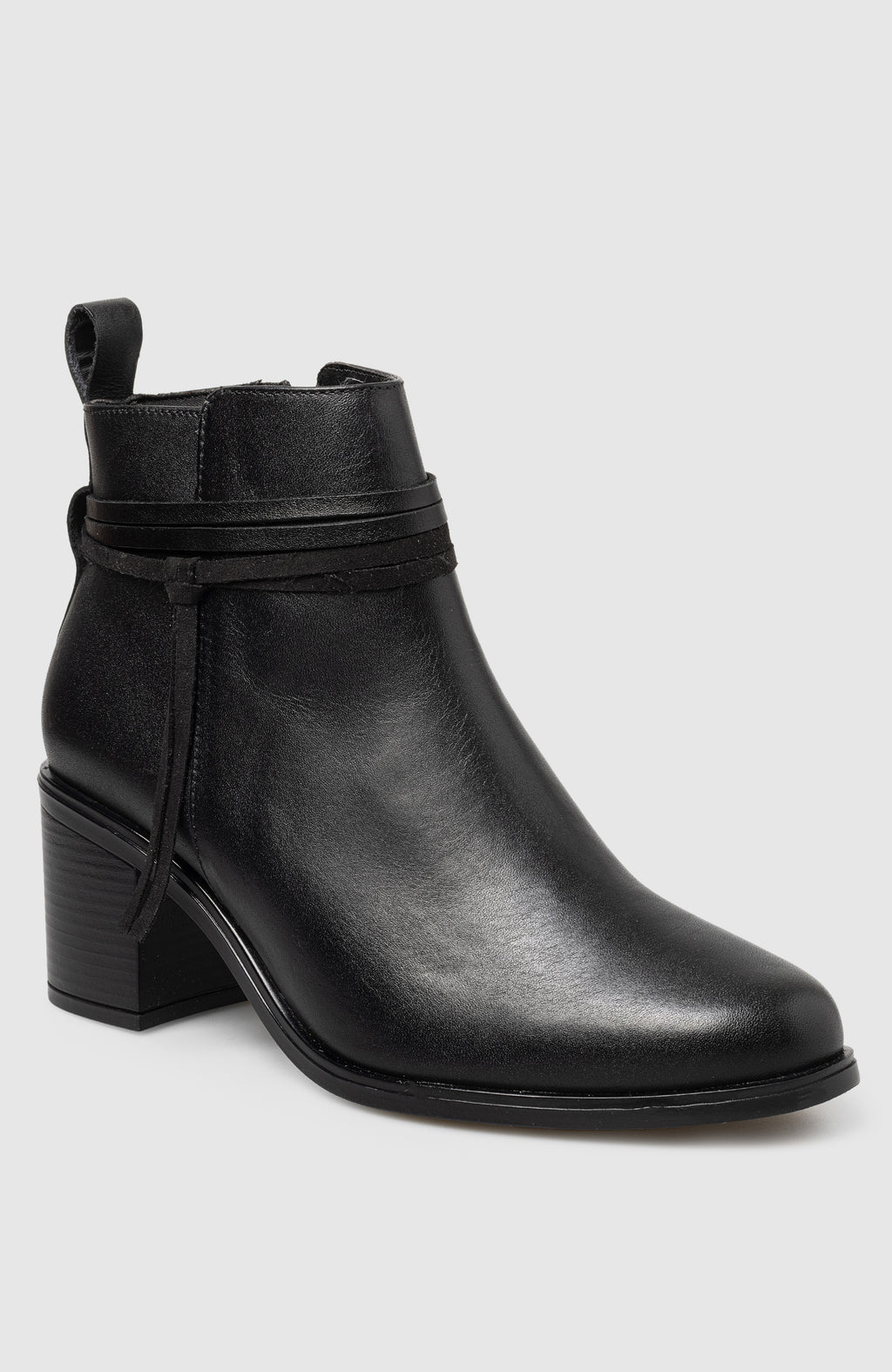 Alek Block Heel Side Up Bootie