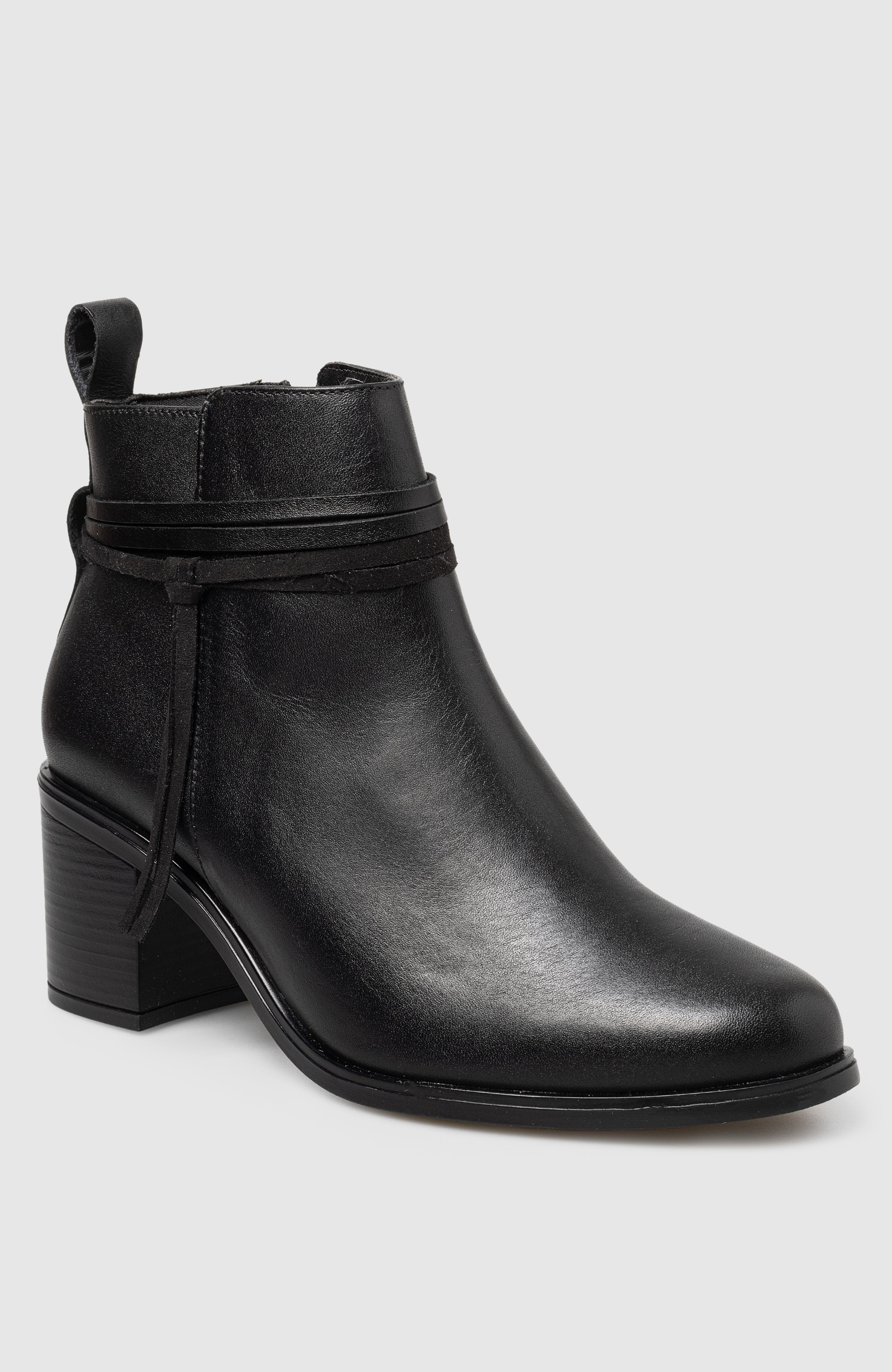 Alek Block Heel Side Up Bootie
