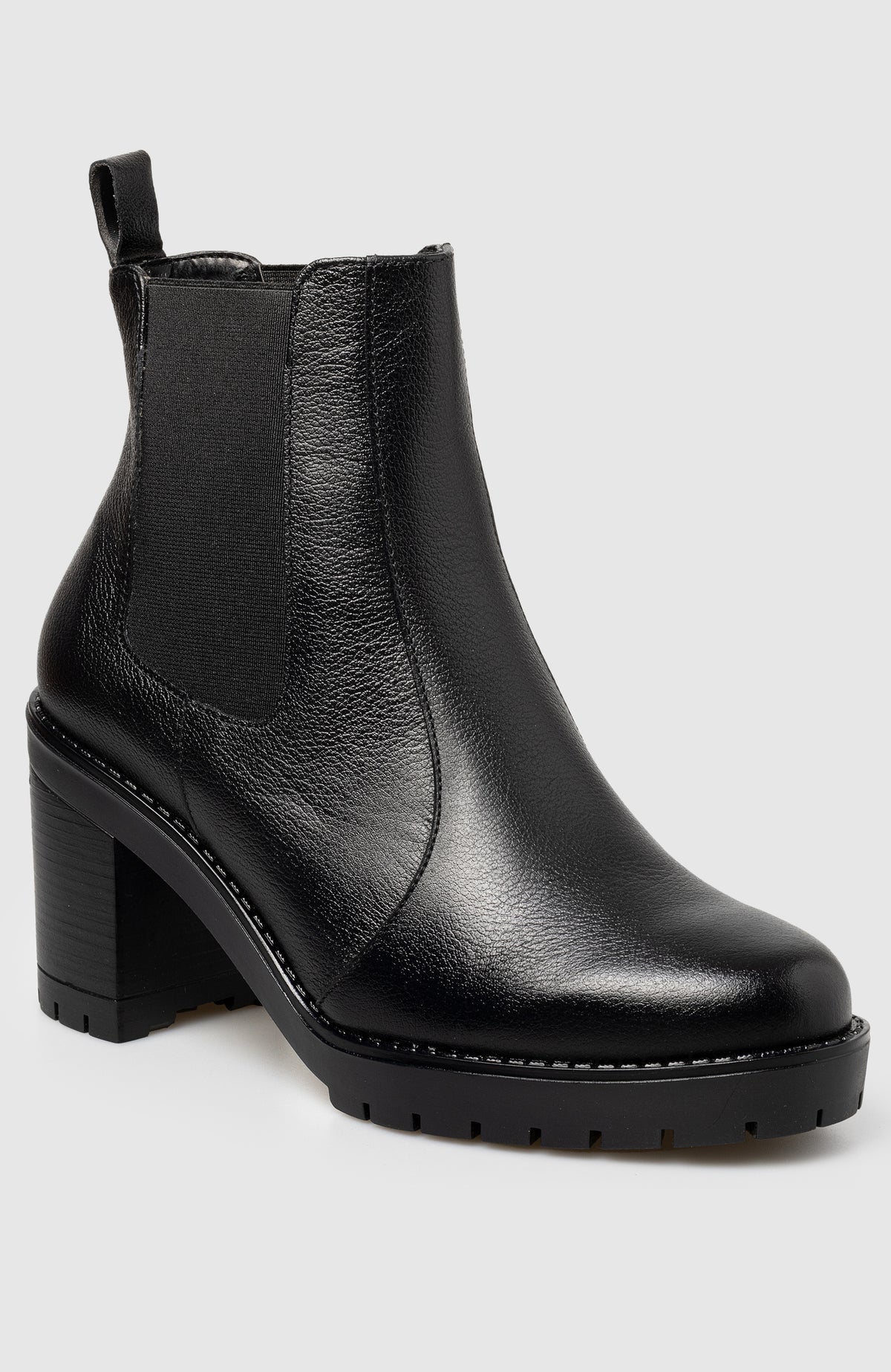Pera Leather Chelsea Bootie