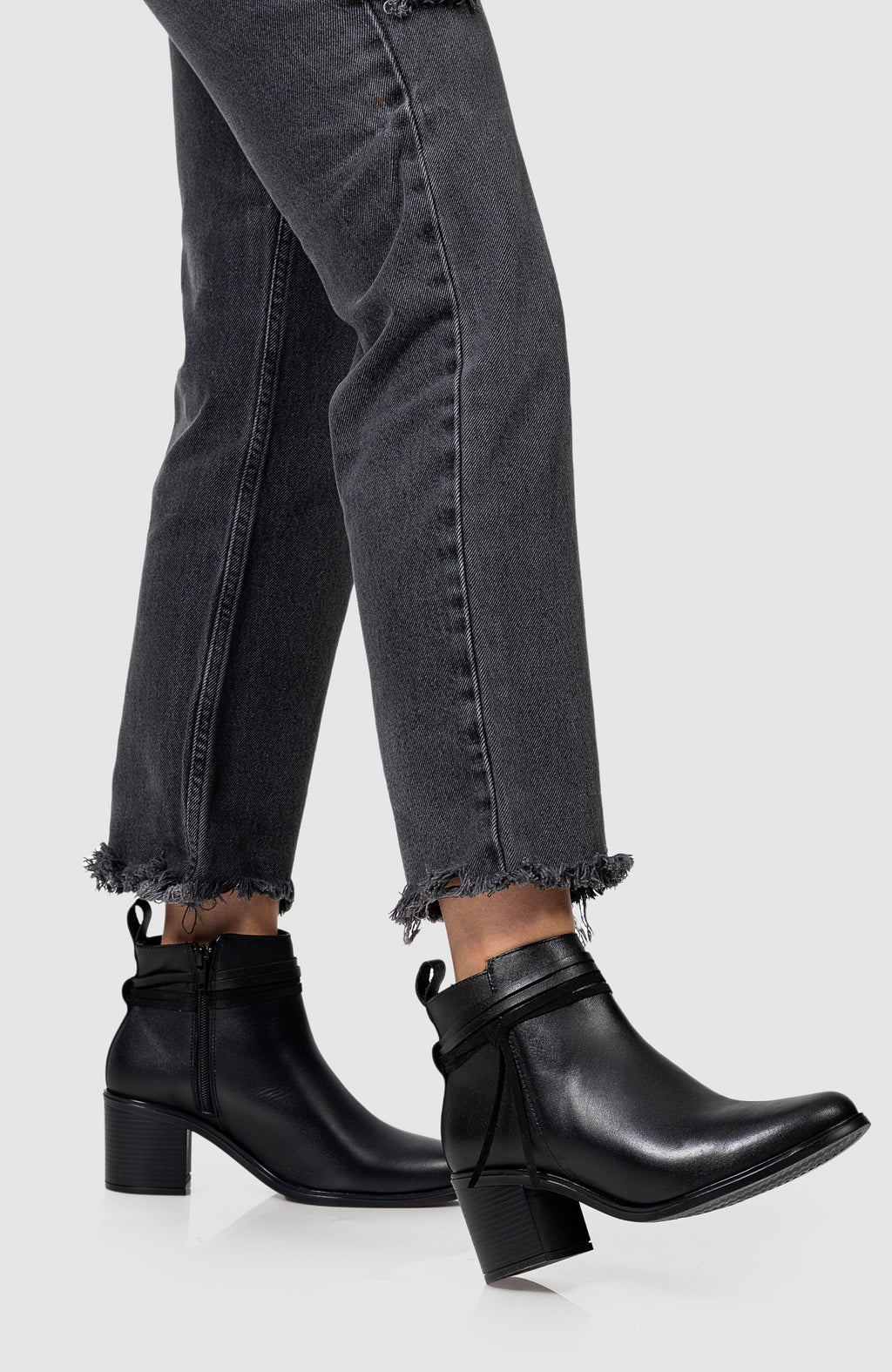 Alek Block Heel Side Up Bootie